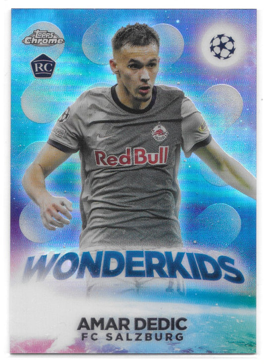 Amar Dedic (FC Salzburg) Wonderkids RC Topps Chrome UEFA Club Competitions 22-23