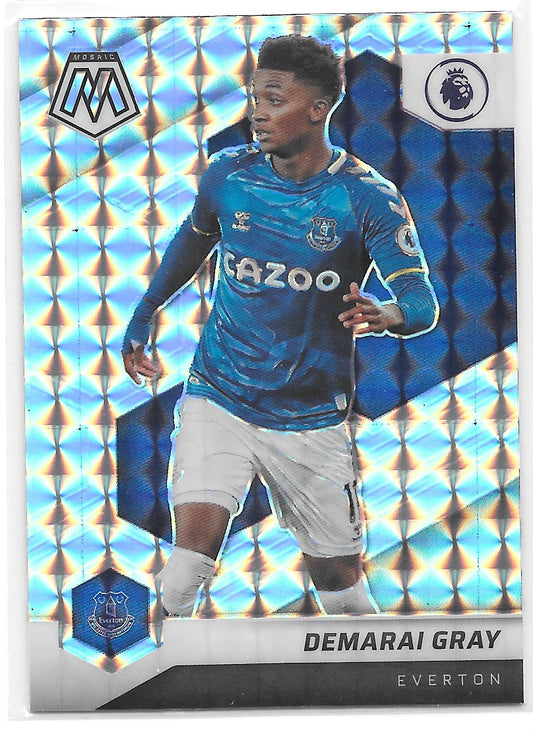 Demarai Gray (Everton) Mosaic Panini Mosaic Premier League 21-22