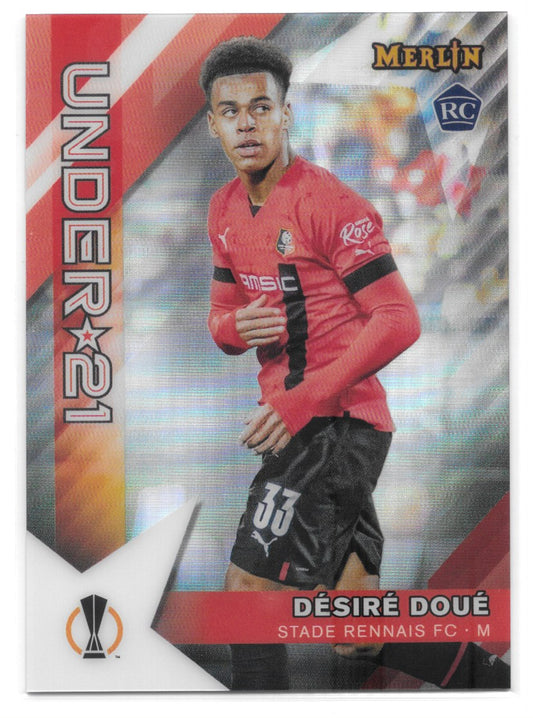 Desire Doue (Stade Rennais FC) Under 21 Stars Topps Merlin Chrome UCC 22-23