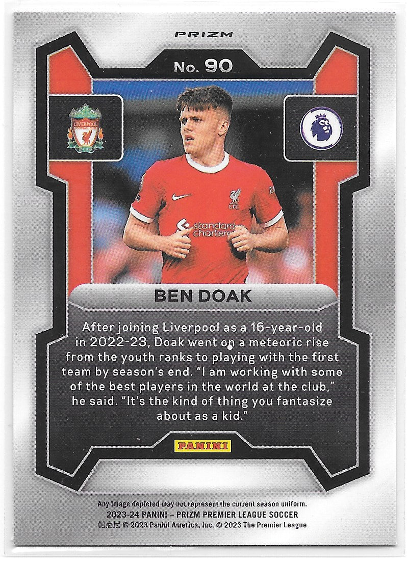 Ben Doak (Liverpool FC) Breakaway RC Panini Prizm Premier League 23-24