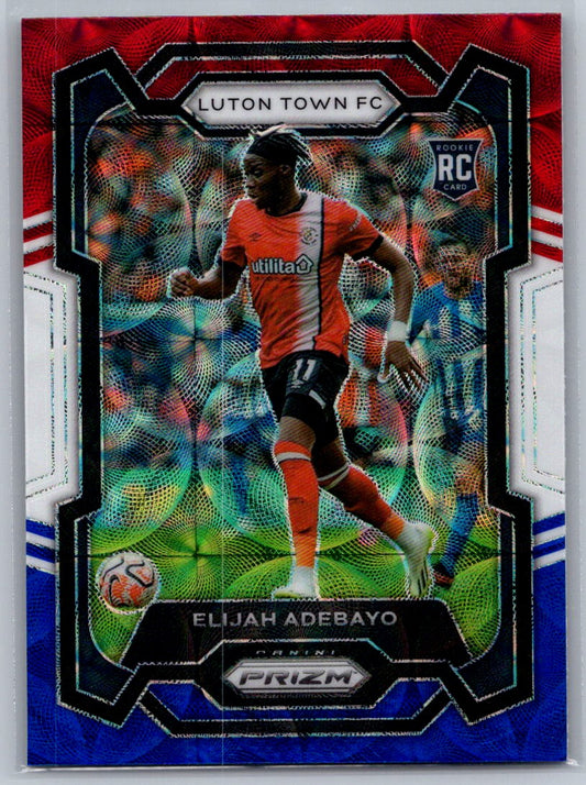 Elijah Adebayo (Luton Town) Red White & Blue RC Panini Prizm Premier League 23-24