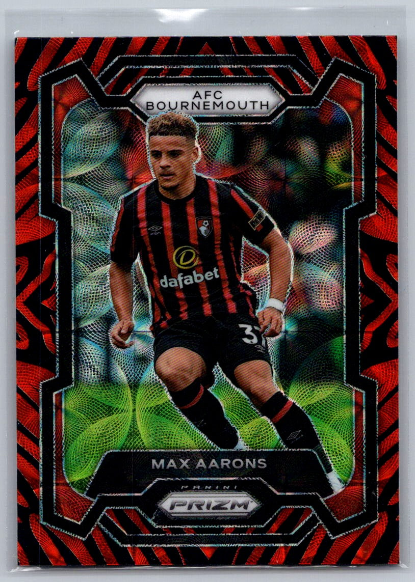 Max Aarons (AFC Bournemouth) Tiger Stripe Choice SP Panini Prizm Premier League 23-24