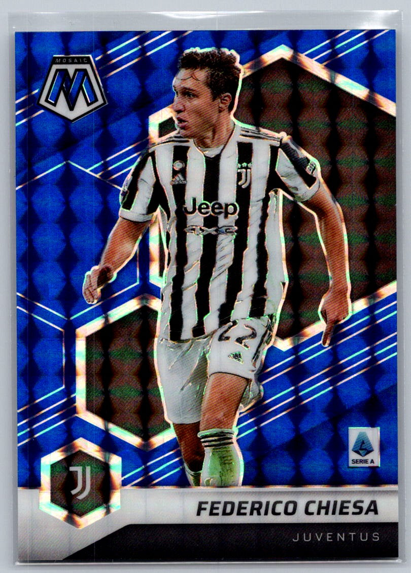 Federico Chiesa (Juventus) Mosaic Blue /99 Panini Mosaic Serie A 21-22