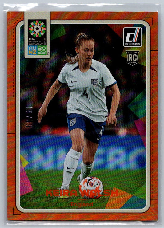 Keira Walsh (England) Orange /49 RC Panini Donruss FIFA Women’s World Cup 2023