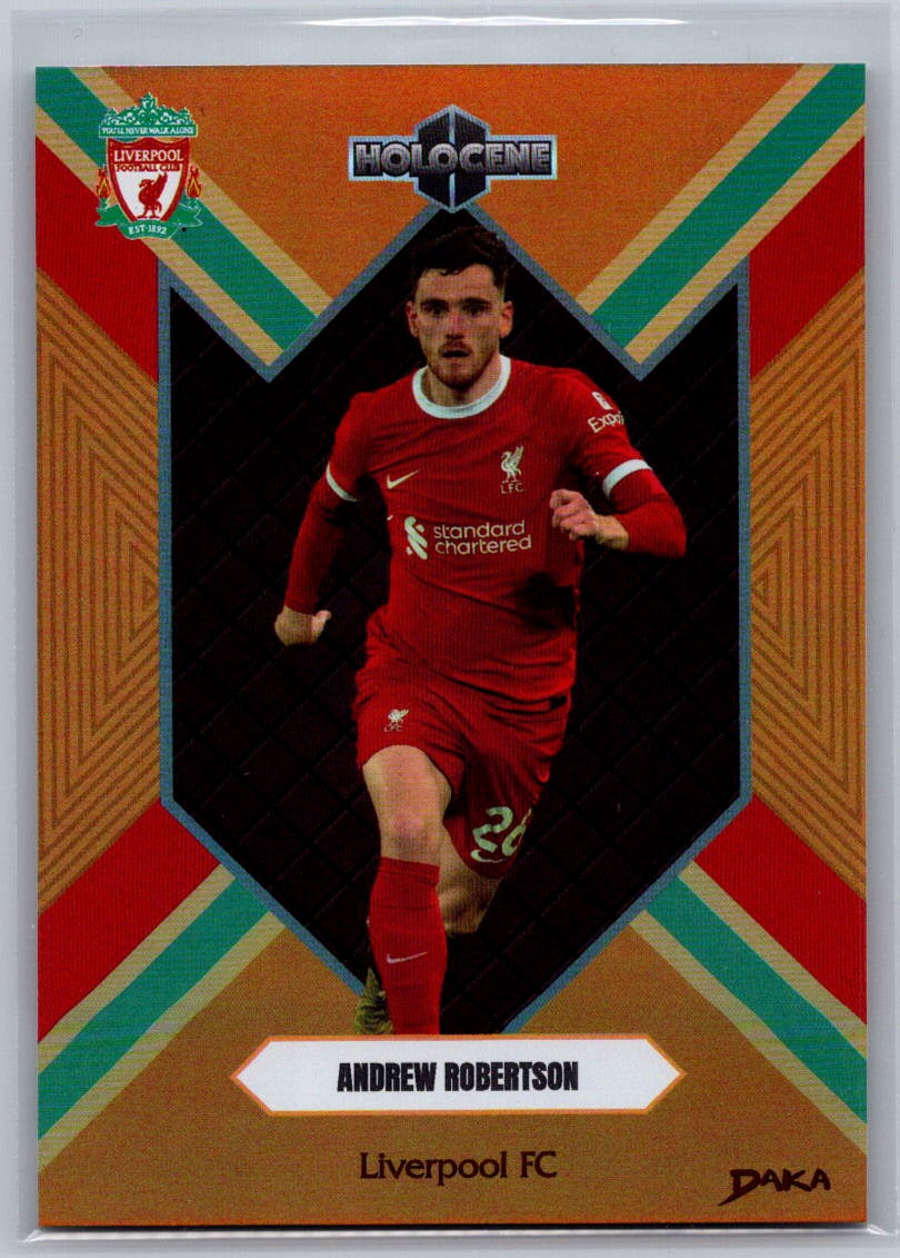Andrew Robertson (Liverpool FC) Holocene Orange /75 Daka Liverpool Team Set 23-24
