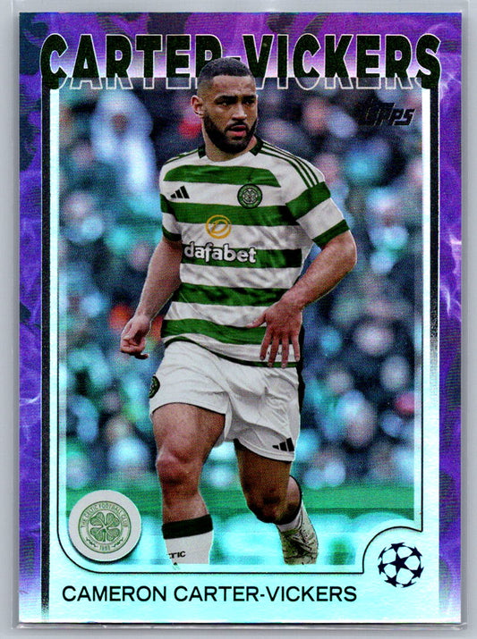 Cameron Carter-Vickers (Celtic FC) Purple Inferno /299 Topps UCC Flagship 24-25