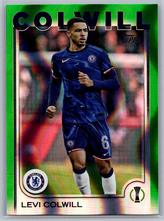 Levi Colwill (Chelsea) Green Flowfractor Topps UCC Flagship 24-25