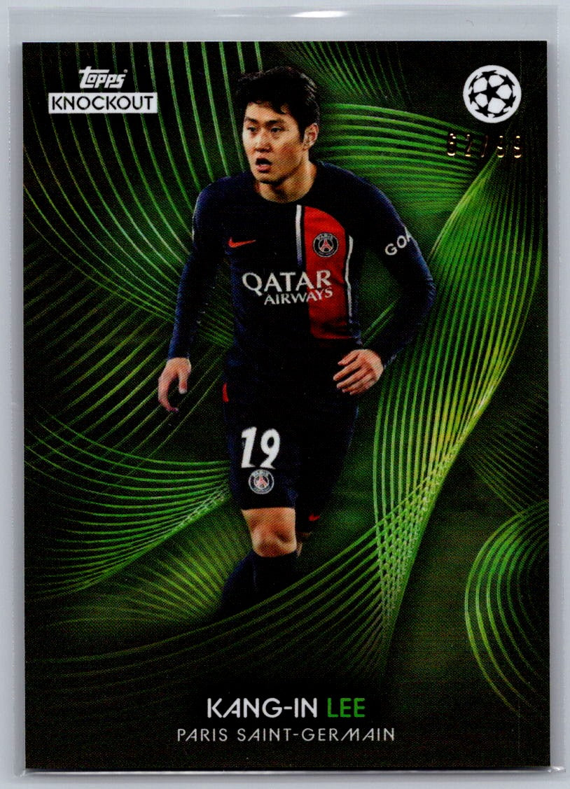 Kang-In Lee (PSG) Green /99 Topps Knockout UEFA Champions League 2023-24