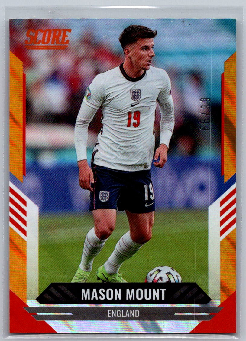 Mason Mount (England) Orange Lava /99 Panini Score FIFA 21-22