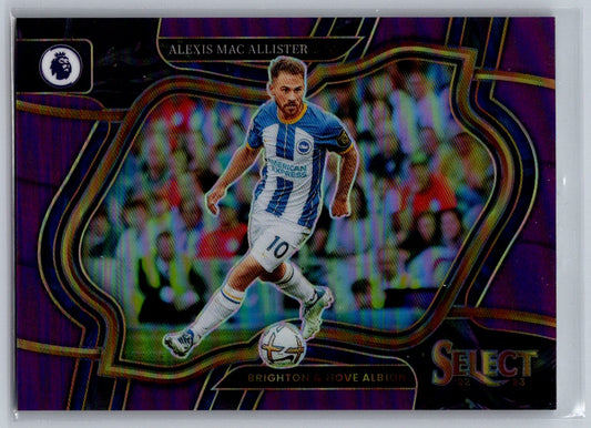 Alexis Mac Allister (Brighton & Hove Albion) Field Level Purple /135 Panini Select Premier League 22-23