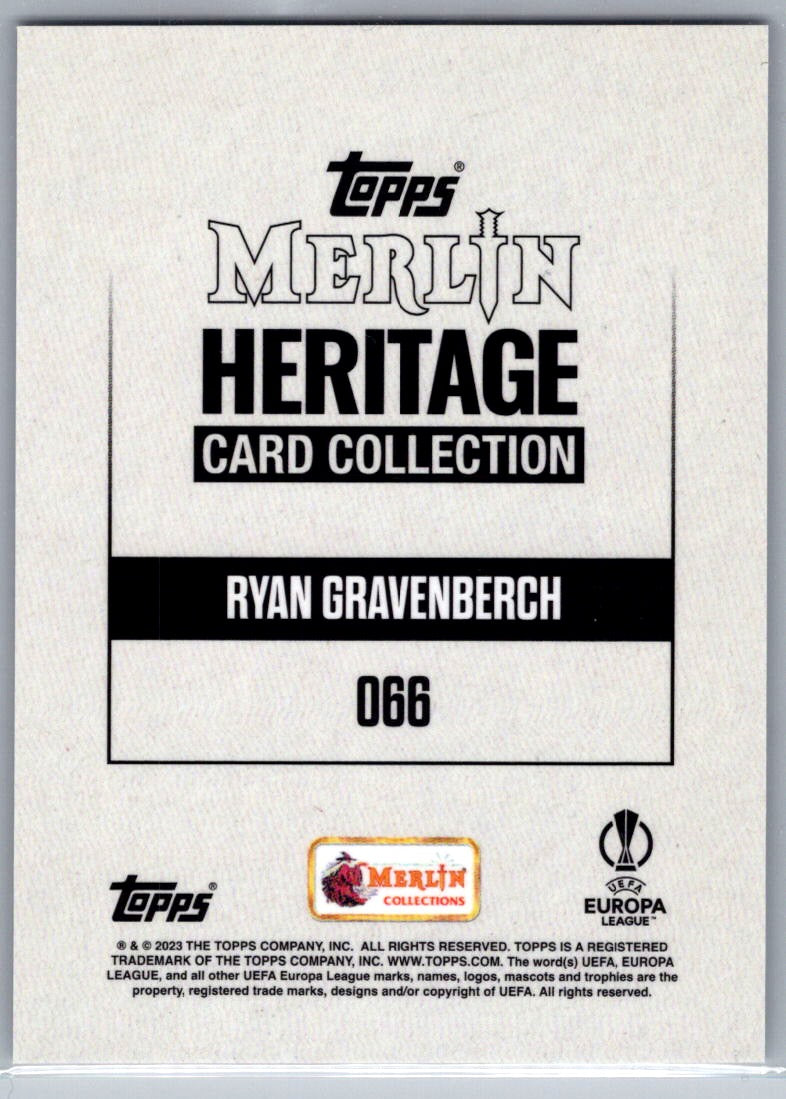 Ryan Gravenberch (Liverpool FC) Purple /99 Topps Merlin Heritage UCC 23-24