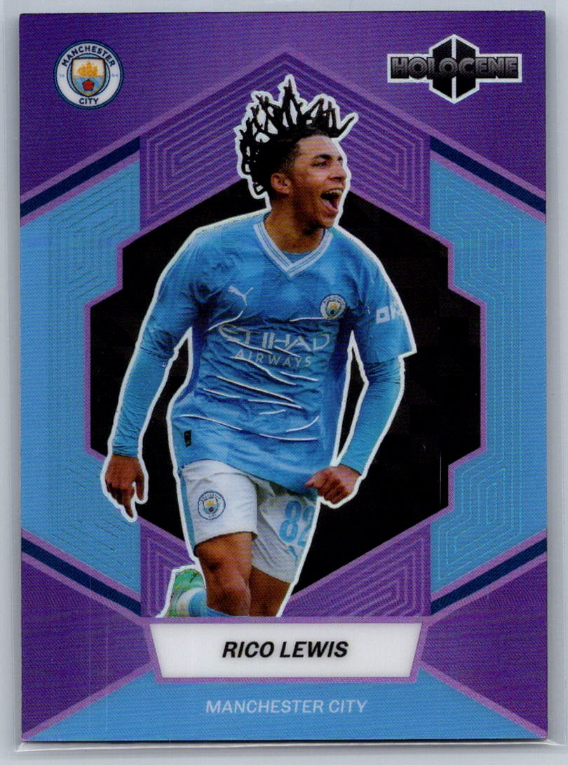 Rico Lewis (Manchester City) Holocene Purple /75 Daka Manchester City Team Set 23-24