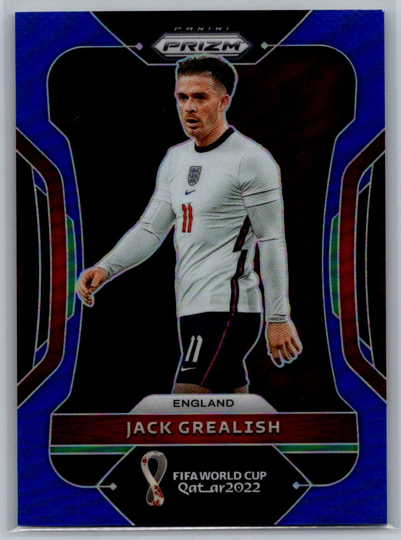 Jack Grealish (England) Blue Prizm /299 Panini Prizm FIFA World Cup 2022