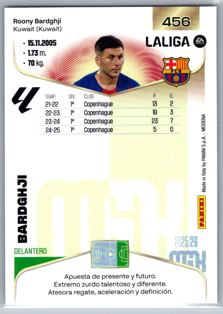 Roony Bardghji (FC Barcelona) Panini La Liga MGK MegaCracks 25-26