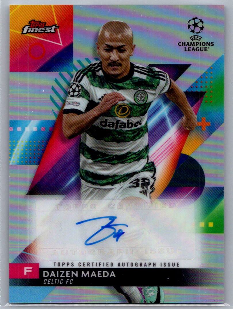 Daizen Maeda (Celtic FC) Auto Topps Finest UCC 23-24