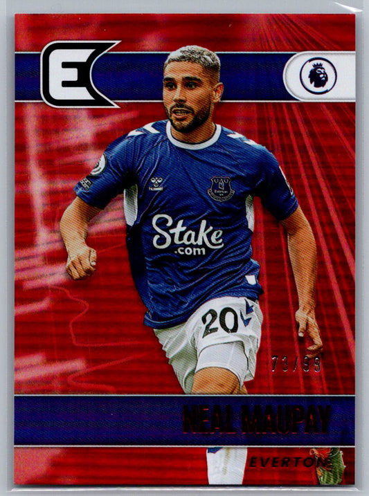 Neal Maupay (Everton) Red /99 Panini Chronicles Essentials Premier League 22-23
