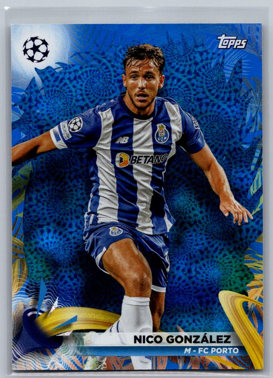 Nico Gonzalez (FC Porto) Blue Samba /99 Topps Carnaval UCC 23-24