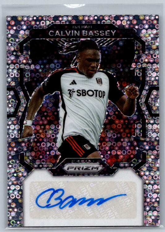 Calvin Bassey (Fulham) Auto Breakaway Panini Prizm Premier League 23-24