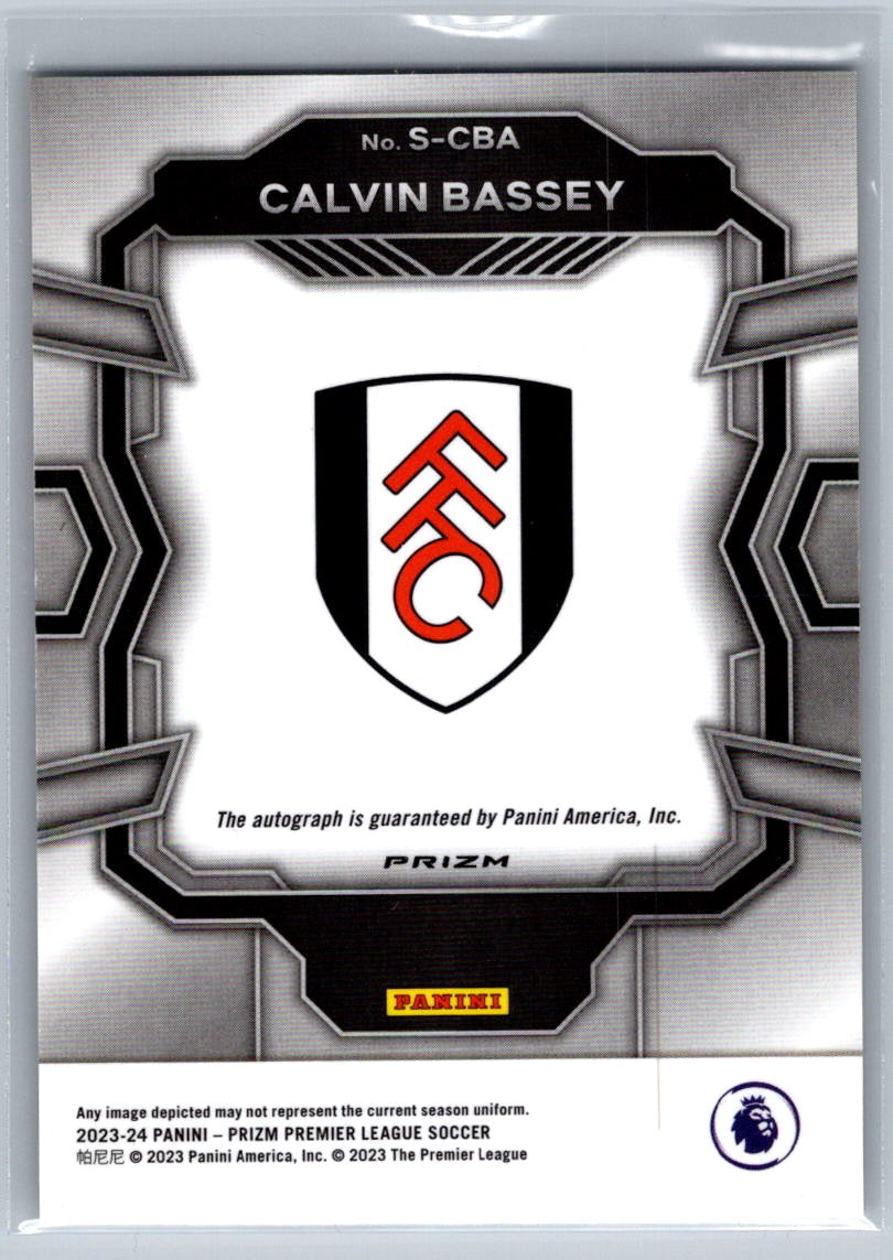 Calvin Bassey (Fulham) Auto Breakaway Panini Prizm Premier League 23-24