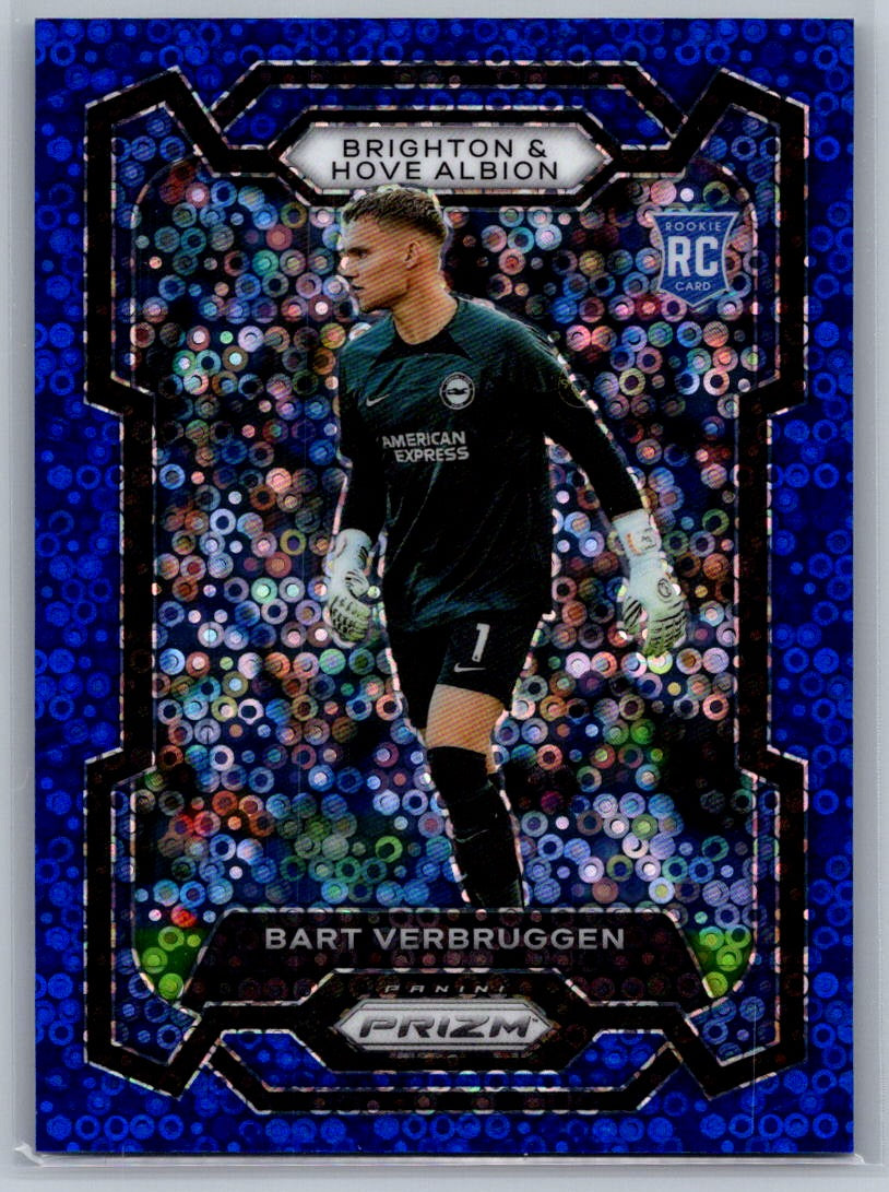 Bart Verbruggen (Brighton & Hove Albion) Breakaway Blue /99 RC Panini Prizm Premier League 23-24