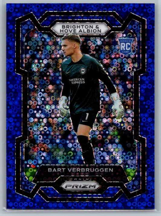 Bart Verbruggen (Brighton & Hove Albion) Breakaway Blue /99 RC Panini Prizm Premier League 23-24