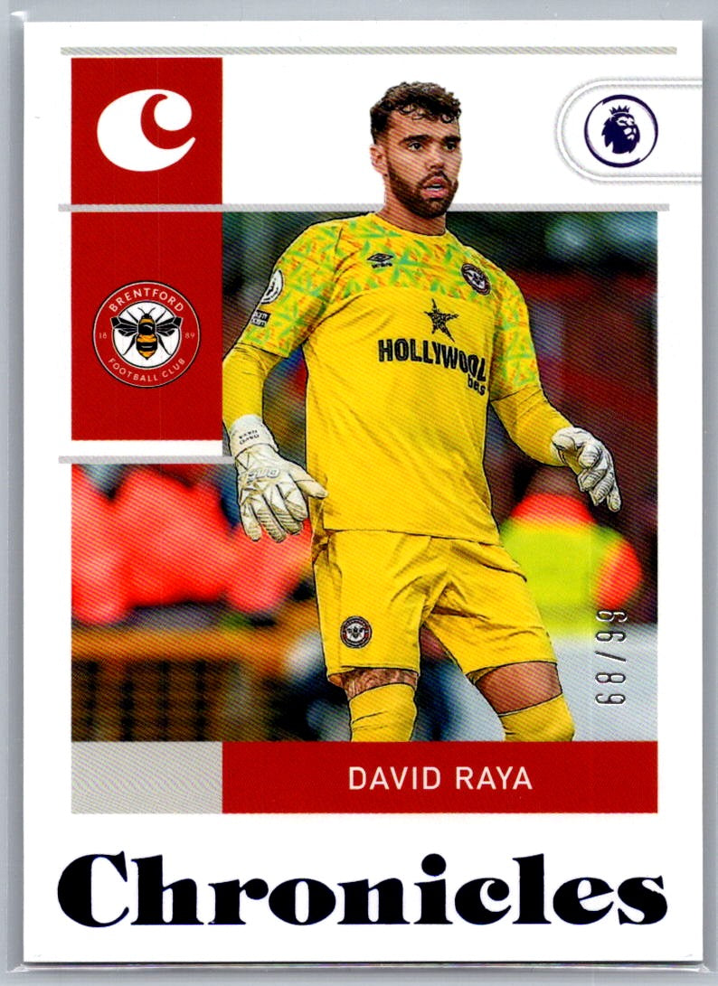 David Raya (Brentford) Chronicles /99 Panini Chronicles Premier League 22-23