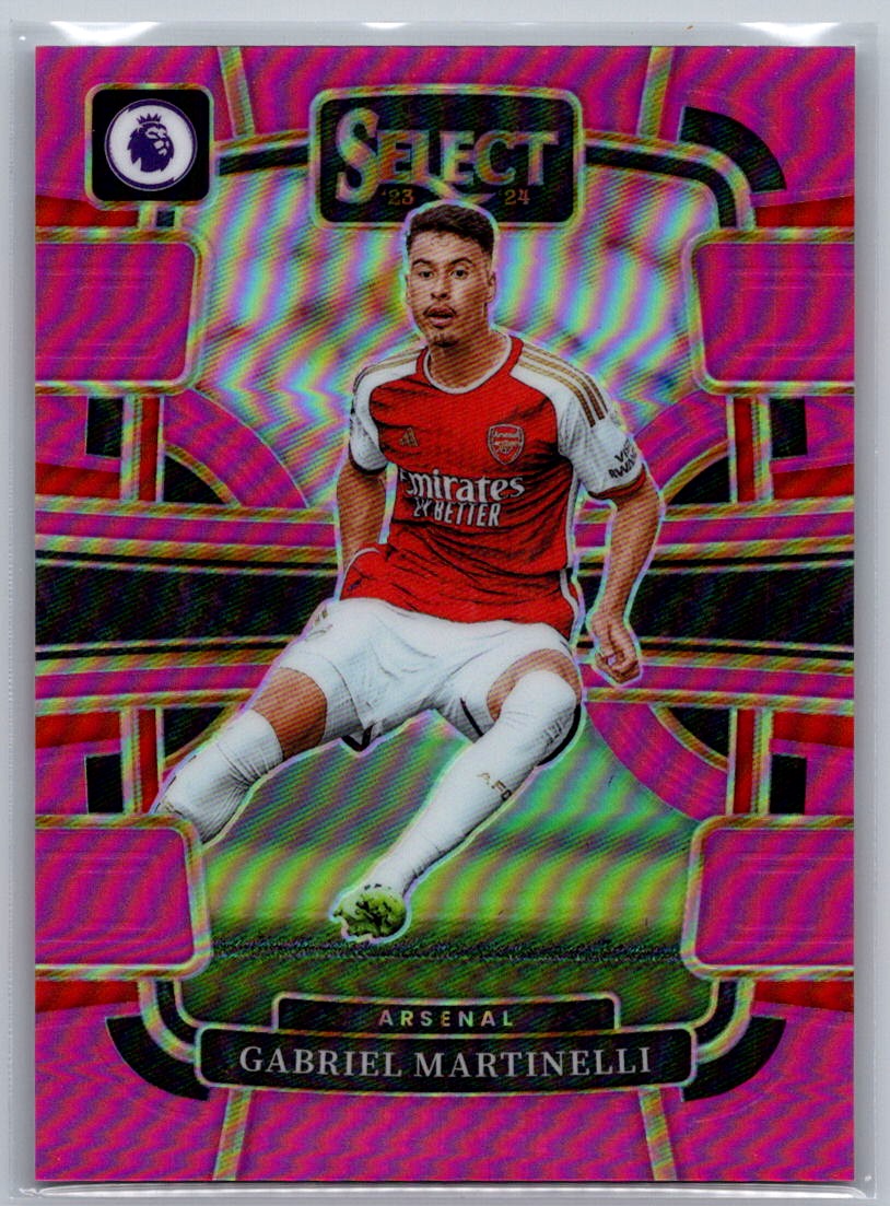 Gabriel Martinelli (Arsenal) Terrace Pink /99 Panini Select Premier League 23-24