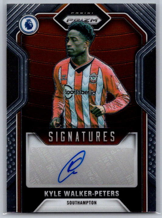 Kyle Walker-Peters (Southampton) Auto Signatures Panini Prizm Premier League 21-22