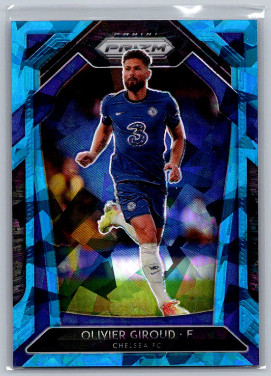 Olivier Giroud (Chelsea) Blue Ice Prizm /75 Panini Prizm Premier League 20-21