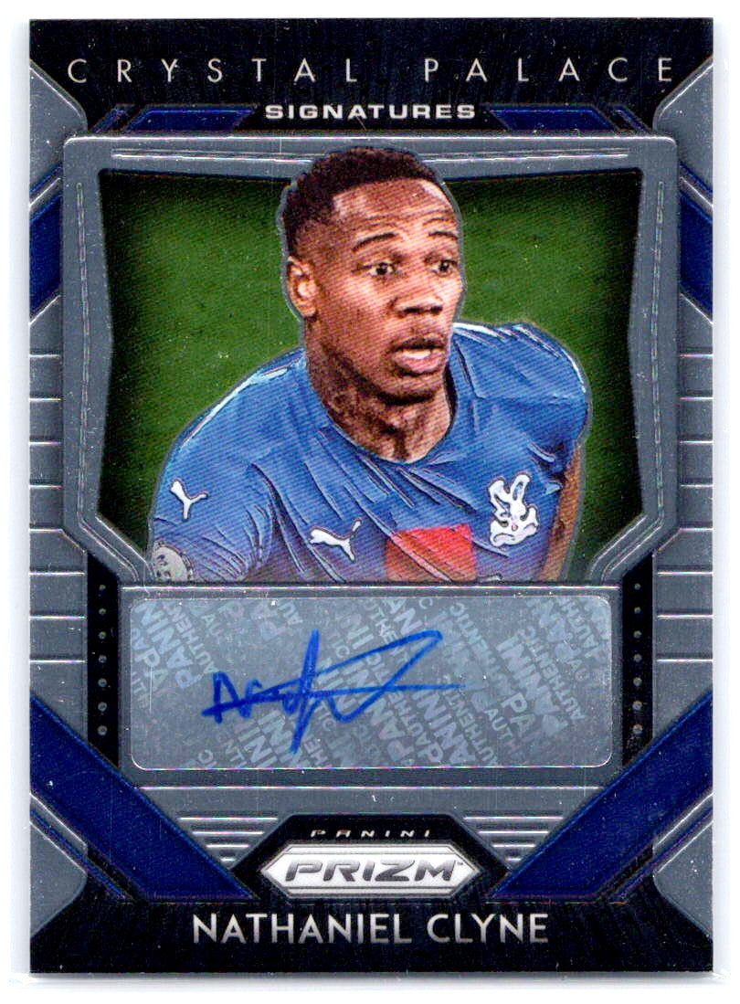 Nathaniel Clyne (Crystal Palace) Auto Signatures Panini Prizm Premier League 20-21