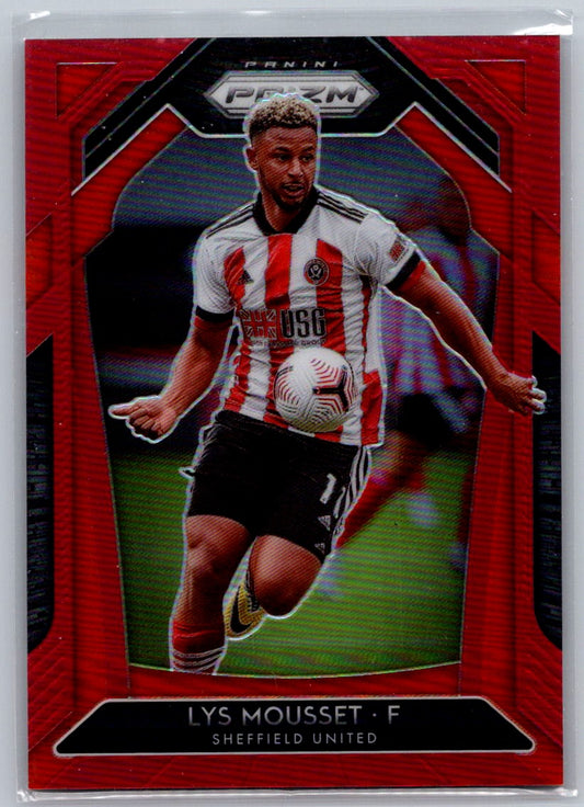 Lys Mousset (Sheffield United) Red Prizm /149 Panini Prizm Premier League 20-21