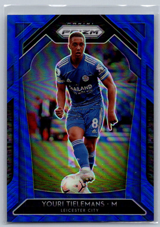Youri Tielemans (Leicester City) Blue Prizm /199 Panini Prizm Premier League 20-21