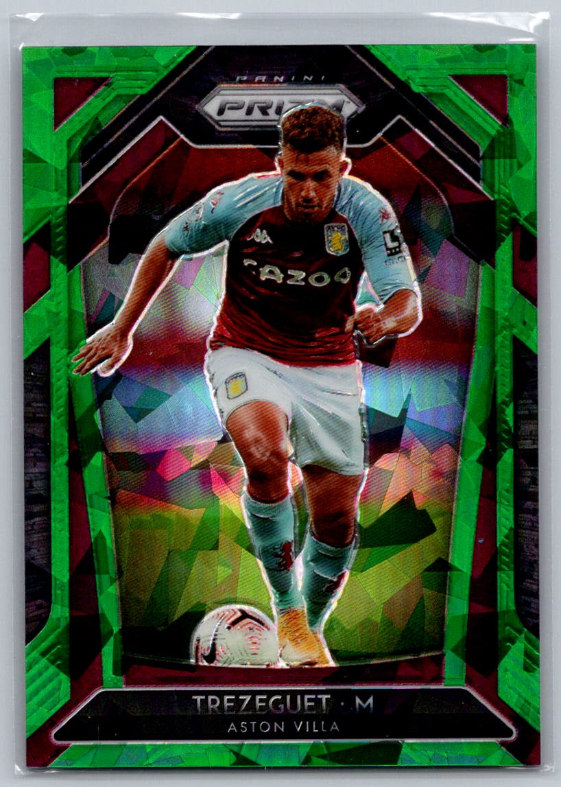 Trezeguet (Aston Villa) Green Ice Prizm /49 Panini Prizm Premier League 2020-21