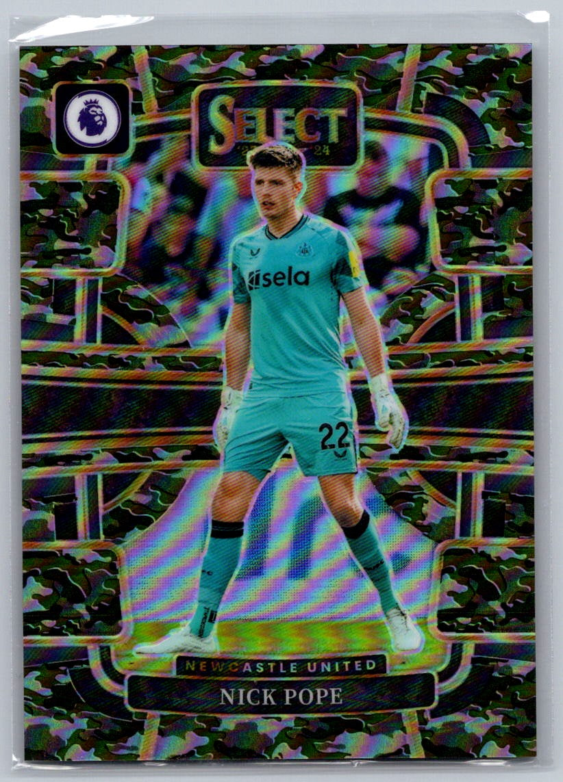 Nick Pope (Newcastle United) Terrace Camo /175 Panini Select Premier League 23-24