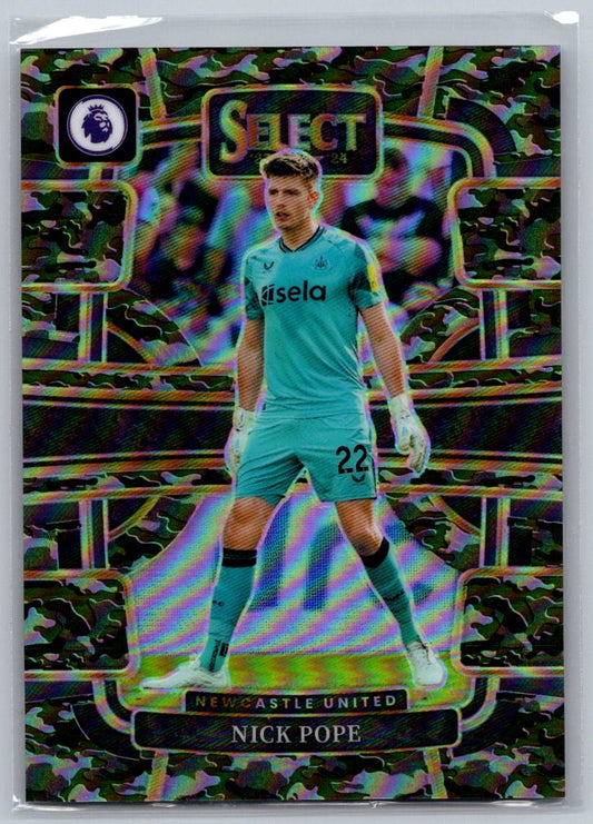 Nick Pope (Newcastle United) Terrace Camo /175 Panini Select Premier League 23-24