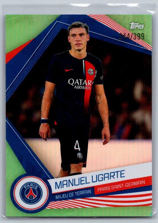 Manuel Ugarte (PSG) Green /399 Topps PSG Fan Set 23-24