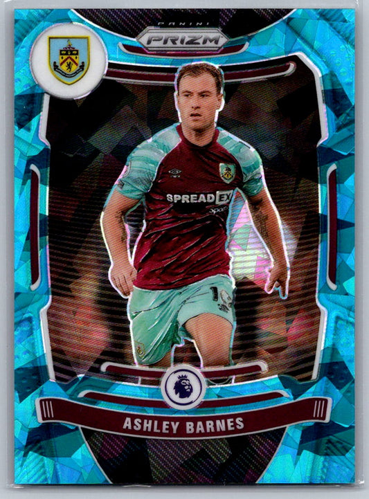 Ashley Barnes (Burnley) Blue Ice Prizm /75 Panini Prizm Premier League 21-22