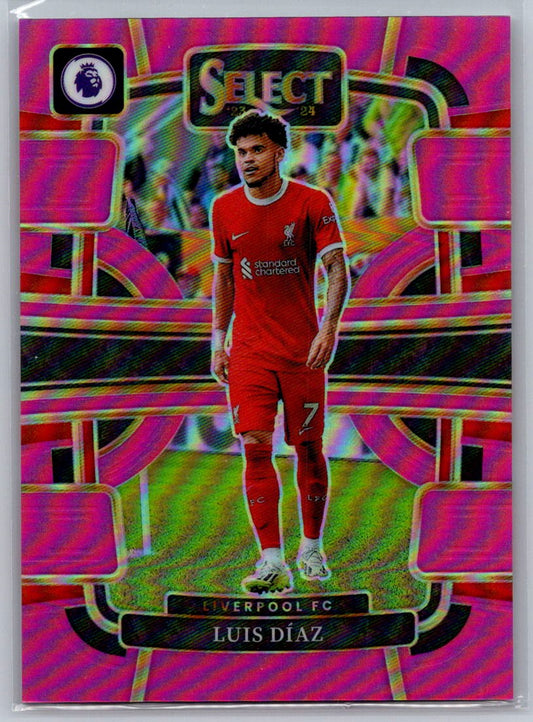 Luis Diaz (Liverpool) Terrace Pink /99 Panini Select Premier League 23-24