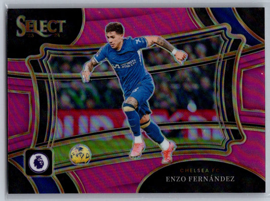 Enzo Fernandez (Chelsea) Field Level Pink /99 Panini Select Premier League 23-24