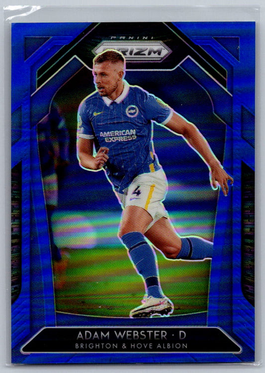 Adam Webster (Brighton & Hove Albion) Blue Prizm /199 Panini Prizm Premier League 20-21