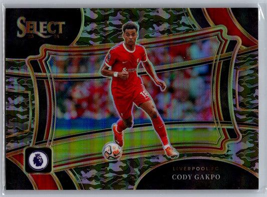 Cody Gakpo (Liverpool) Field Level Camo /175 Panini Select Premier League 23-24