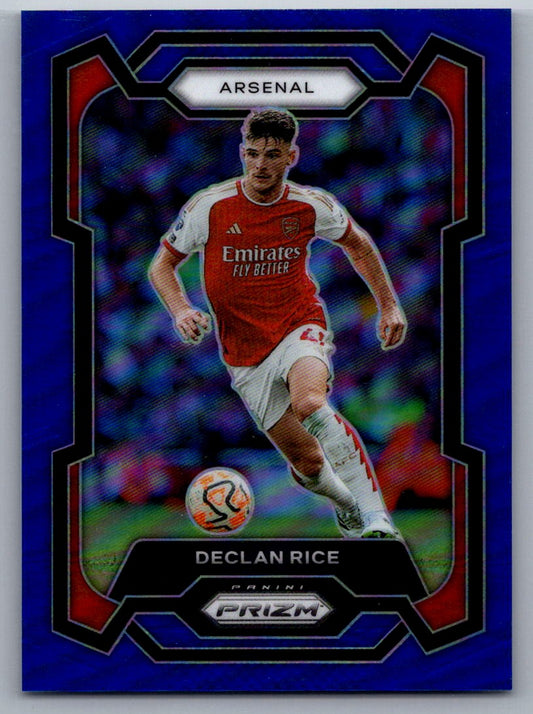 Declan Rice (Arsenal) Blue Prizm /299 Panini Prizm Premier League 23-24
