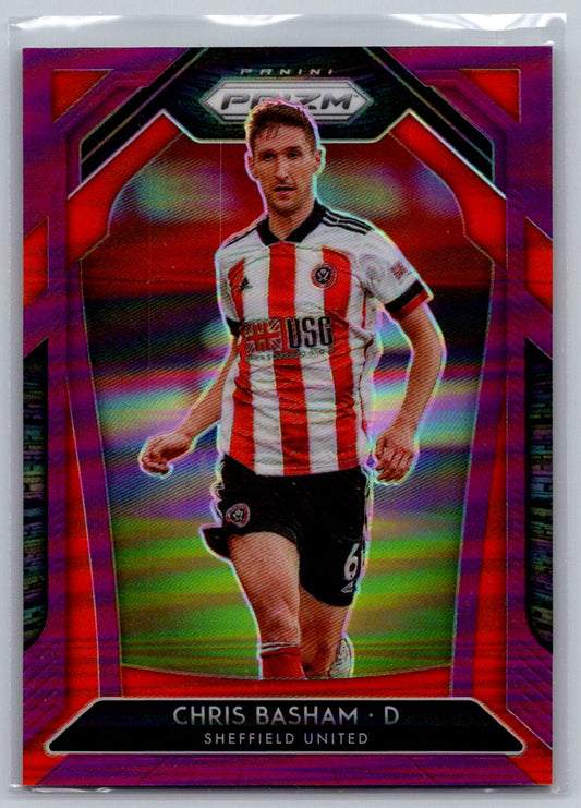 Chris Basham (Sheffield United) Purple Prizm /99 Panini Prizm Premier League 20-21