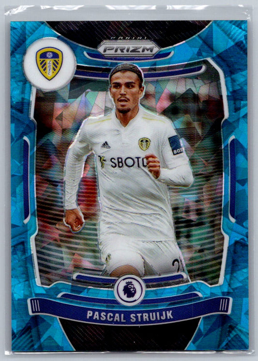 Pascal Struijk (Leeds United) Blue Ice Prizm /75 Panini Prizm Premier League 21-22
