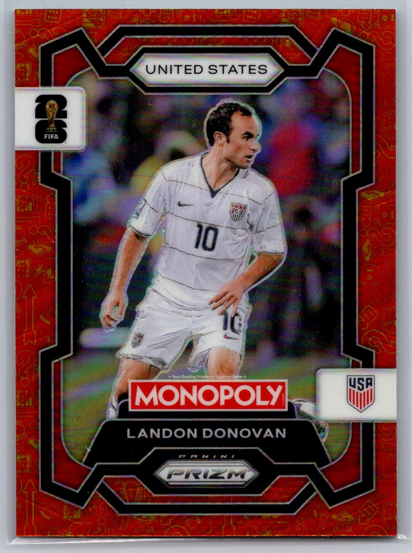 Landon Donovan (USA) Orange & Gold Classic Icons Panini Prizm Monopoly FIFA World Cup 2026