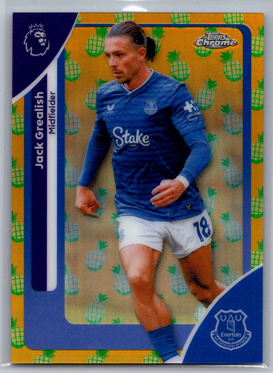 Jack Grealish (Everton) Pineapple Blast Topps Chrome Premier League 2025-26