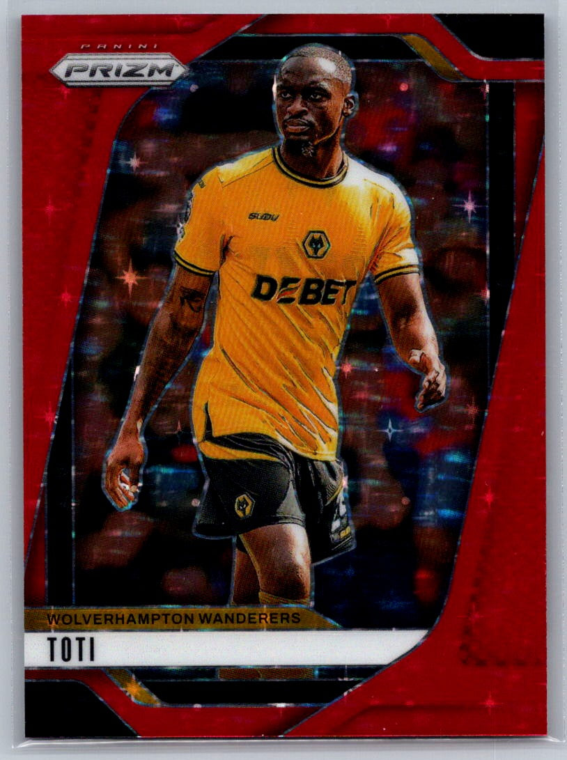 Toti (Wolves) Red Stars Prizm /25 SP Panini Prizm Premier League 2024-25
