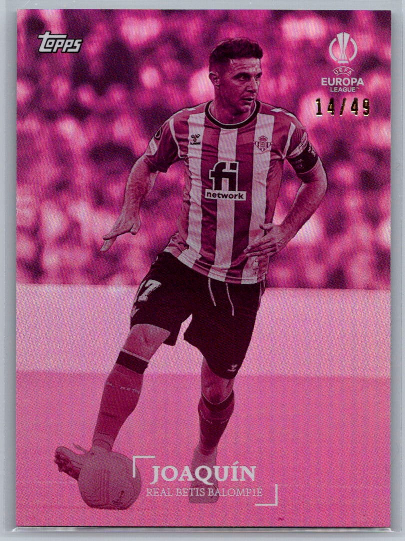 Joaquin (Real Betis) Pink /49 SP Topps Simplicidad UCC 2022-23