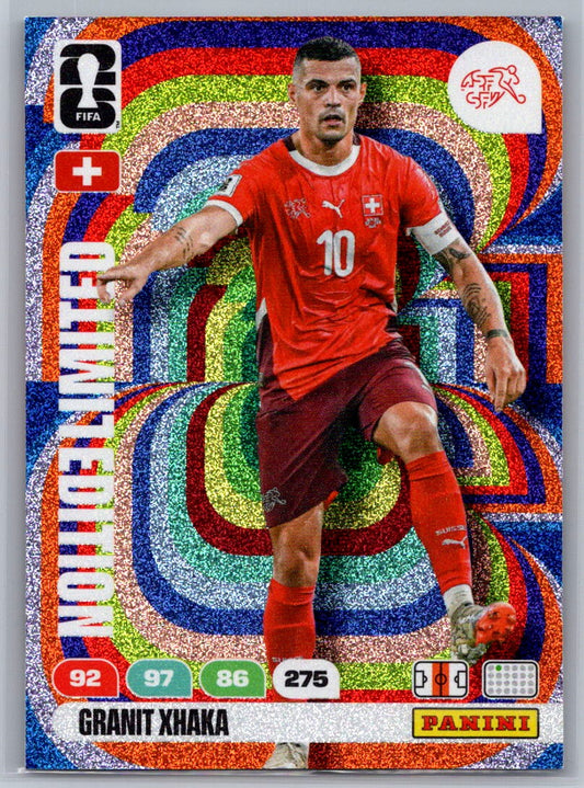Granit Xhaka (Switzerland) Limited Edition Panini Adrenalyn XL FIFA World Cup 2026