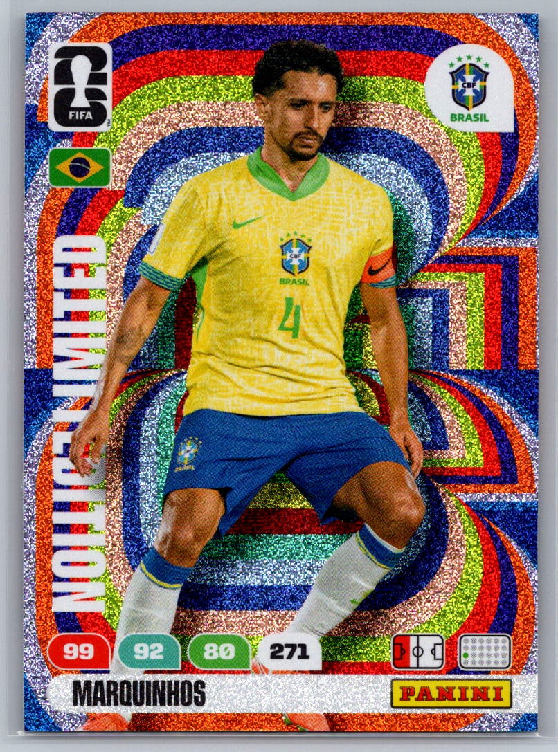Marquinhos (Brazil) Limited Edition Panini Adrenalyn XL FIFA World Cup 2026